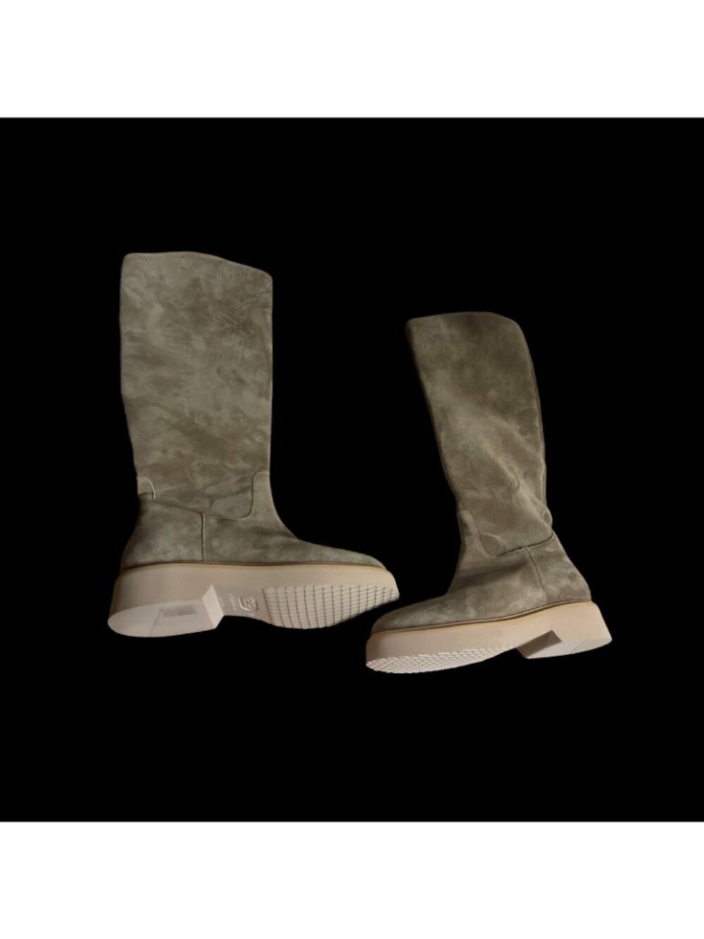 Aquatalia Knee High Suede Boots Weatherproof Size 7 US New - Picture 4 of 4